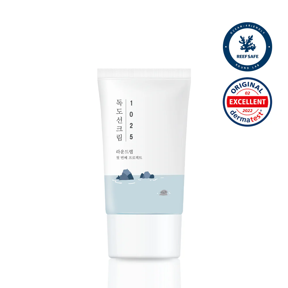 Round Lab - 1025 Dokdo Sunscreen SPF 50+ PA++++ - Filter Cream - 50ml - Image 2
