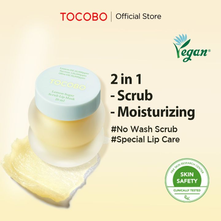 Tocobo - Lemon Sugar Scrub Lip Mask - 20ml - Image 2