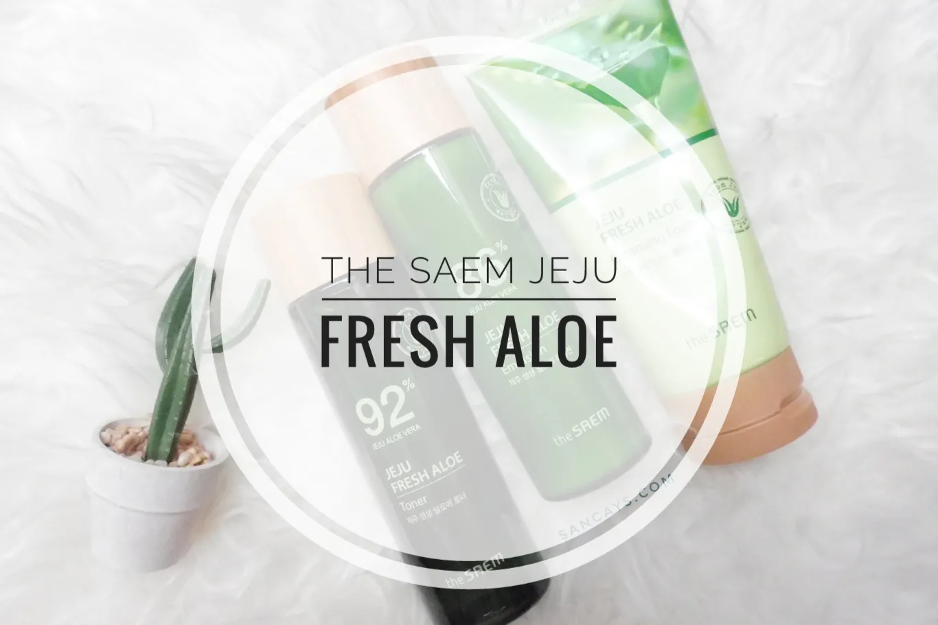 THE SAEM Jeju Fresh Aloe Cleansing Foam Αφρός Καθαρισμού 150ml - Image 2