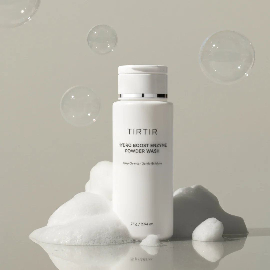 TIRTIR - Hydro Boost Enzyme Powder Wash - Enzymatic Powder for Facial Cleansing - 75g - Image 2