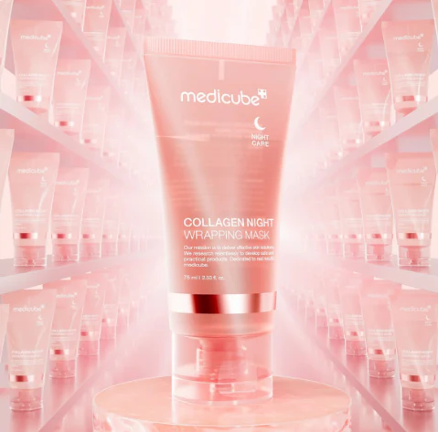 Medicube - Collagen Night Wrapping Peel Off Mask - Firming Night Mask - 75ml - Image 3
