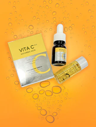 MISSHA Vita C Plus Toner & Ampoule Trial Kit - Image 3