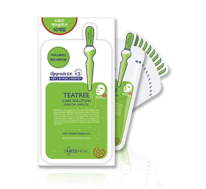 Mediheal Teatree Care Solution Essential Mask EX – Μάσκα με τεϊόδεντρο για καταπράυνση