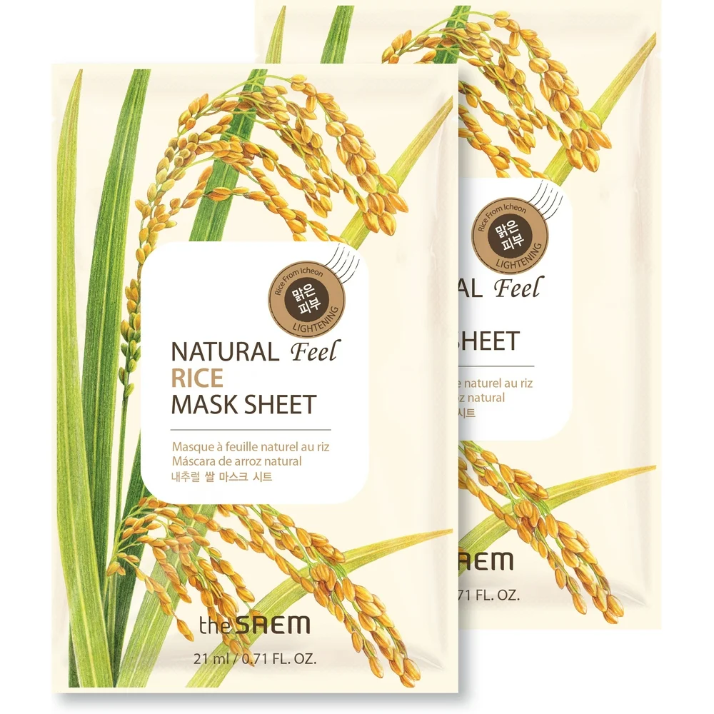 THE SAEM Natural Rice Mask Sheet - Image 2