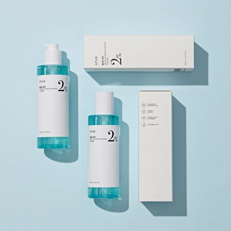 Anua - BHA 2% Gentle Exfoliating Toner - Exfoliating Facial Toner with Acids - 150ml - Image 2