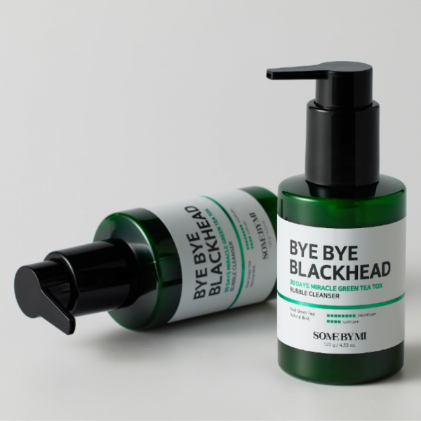 Some by Mi - Bye Bye Blackhead Miracle Green Tea Tox Bubble Cleanser - Image 2