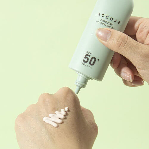 Accoje - Protective No Sebum Sun Gel SPF50+ PA++++ 50ml - Image 2