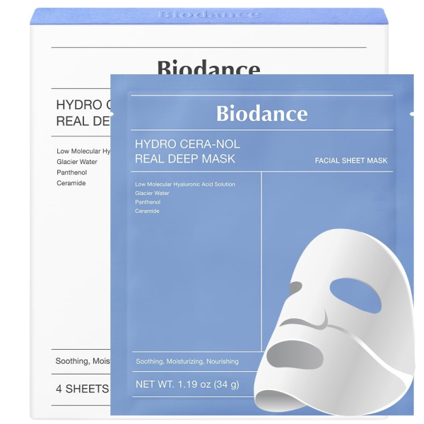 Biodance - Hydro Cera-nol Real Deep Mask Set - Moisturizing Collagen Face Mask Set - 1pc/34g