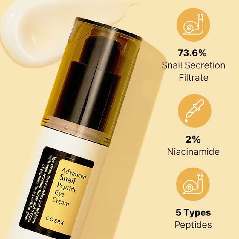 Cosrx - Advanced Snail Peptide Eye Cream 25ml - Image 3