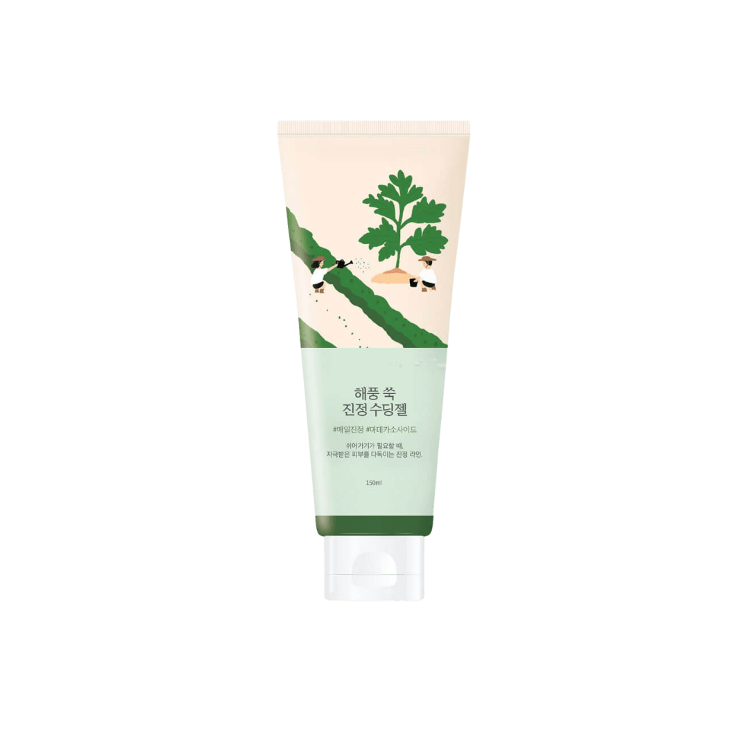 Round Lab - Mugwort Calming Cleanser - Moisturizing and Soothing Face Wash Gel - 150ml