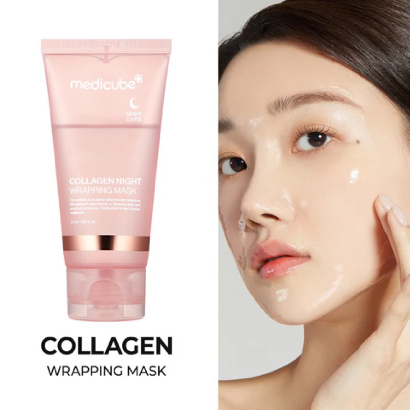 Medicube - Collagen Night Wrapping Peel Off Mask - Firming Night Mask - 75ml - Image 4