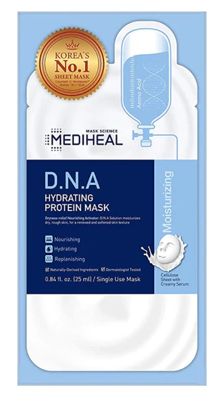 Mediheal D.NA Proatin Mask – Μάσκα με 19 αμινοξέα για λεπτές γραμμές & ρυτίδες - Image 2