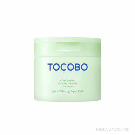 Tocobo - Cica Calming Aqua Pad - Soothing Face Pads - 60pcs.