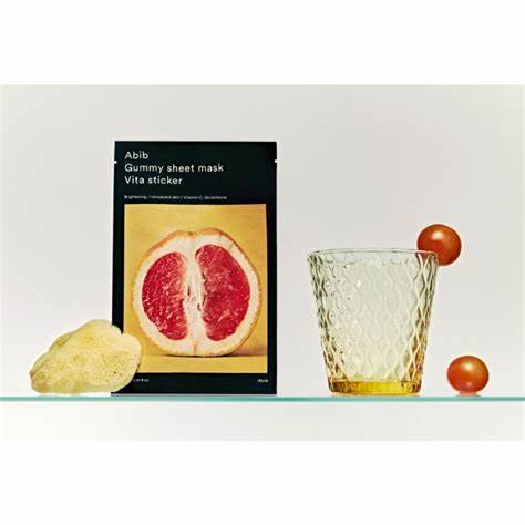 Abib - Gummy Sheet Mask Vita Sticker - Illuminating Sheet Mask - 27ml - Image 2