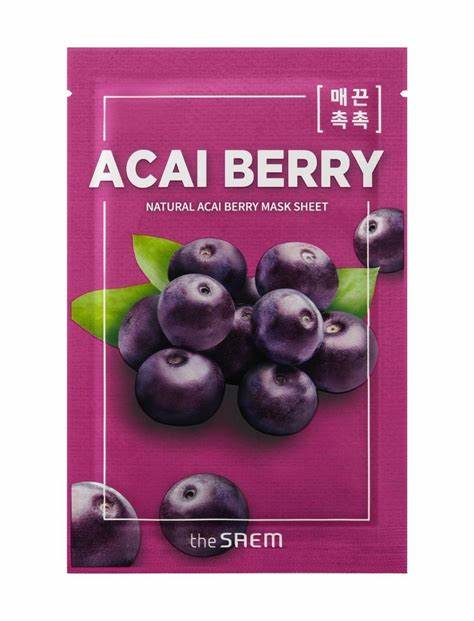 THE SAEM Natural Acai Berry Mask Sheet