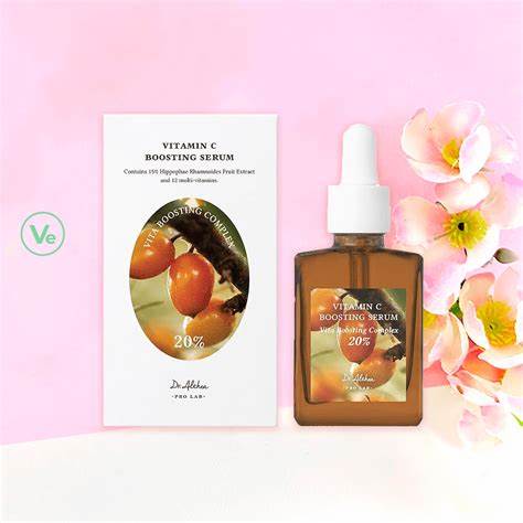 Dr. Althea Vitamin C Boosting Serum ορός φωτεινότητας με βιταμίνης C και ιπποφαές 30ml - Image 3