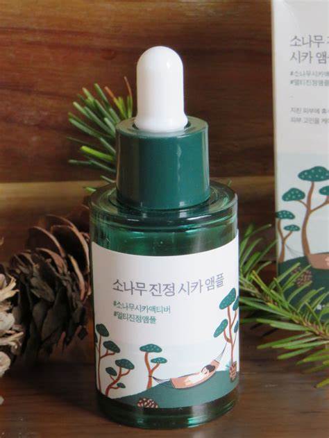 Round Lab - Pine Calming Cica Ampoule - Acne Spot Reduction Facial Ampoule - 30 ml - Image 2