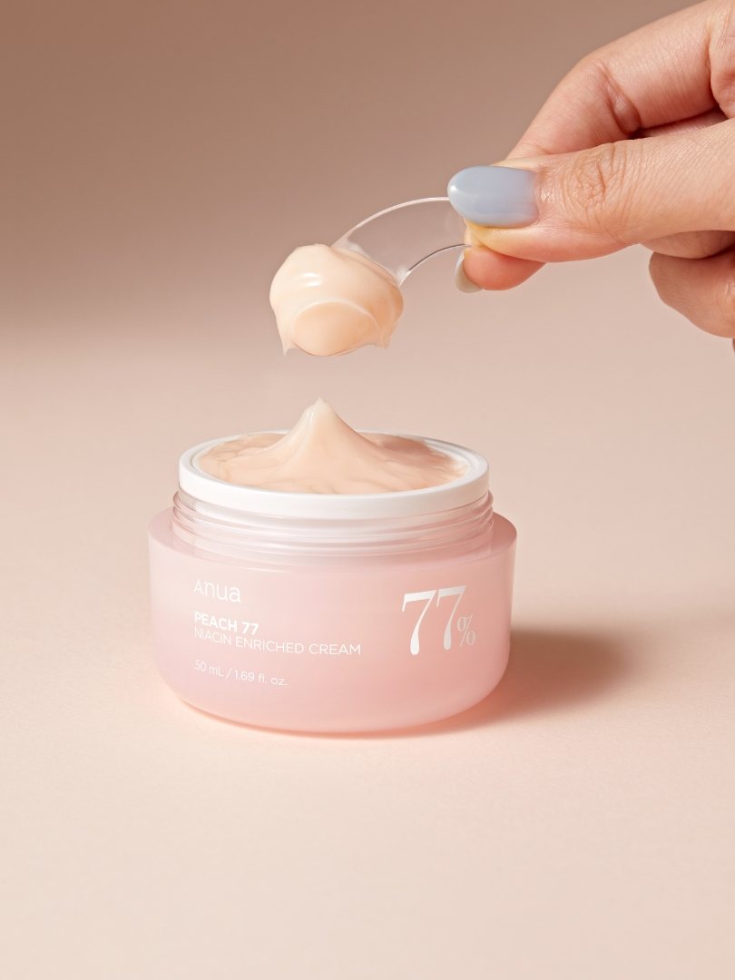 Anua - Peach 77% Niacin Enriched Cream - Ενυδατική Κρέμα Προσώπου με 77% Εκχύλισμα Ροδάκινου - 50ml - Image 3