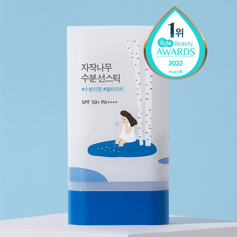 Round Lab - Birch Juice Moisturizing Sun Stick SPF/50+ PA++++ - Sunscreen Stick with Birch Juice - 19g