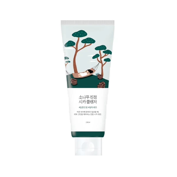 Round Lab - Pine Calming Cica Cleanser - Face Wash Gel - 150ml