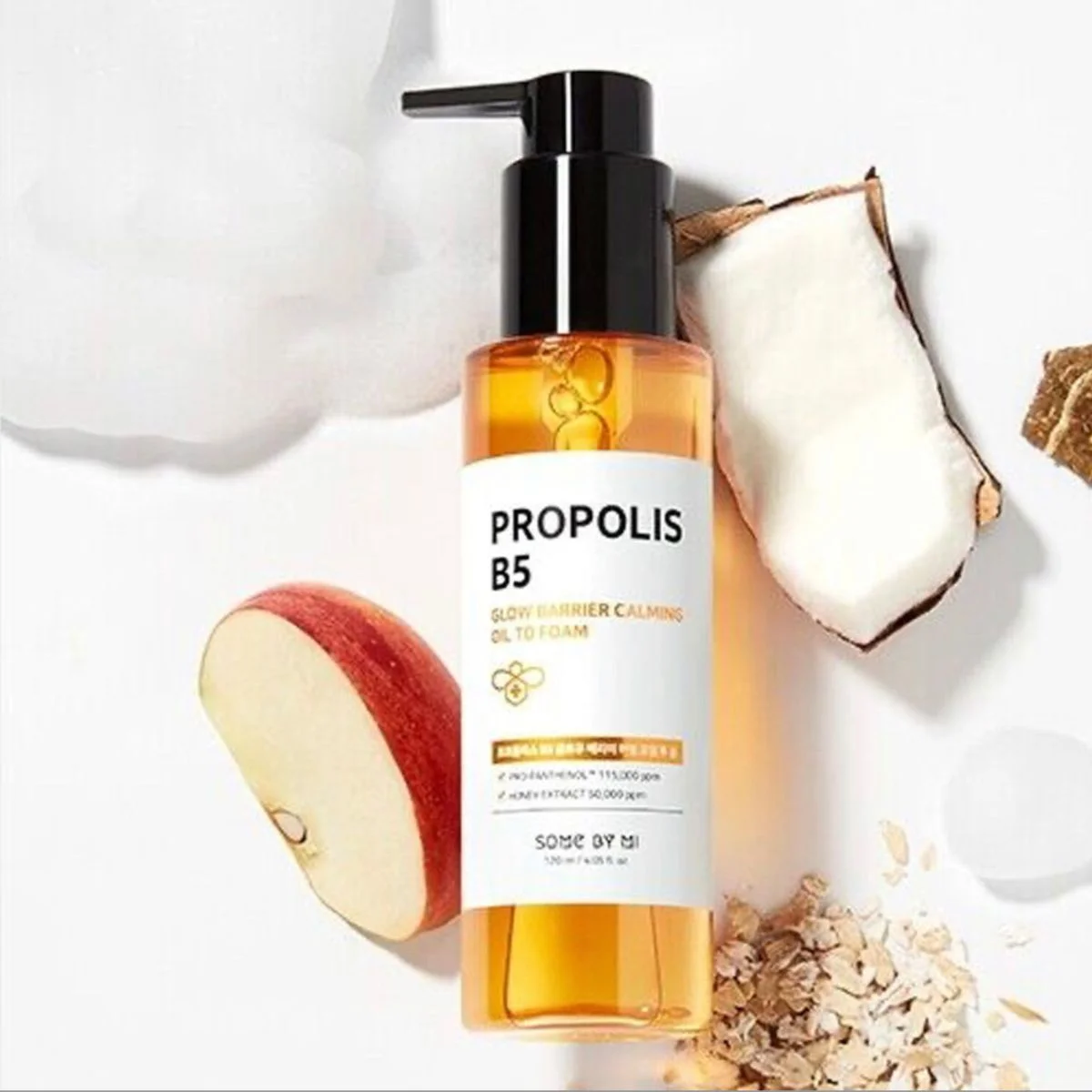 Some by Mi - Propolis B5 Glow Barrier Calming oil to foam – Έλαιο και αφρός καθαρισμού 2 σε 1 - Image 2