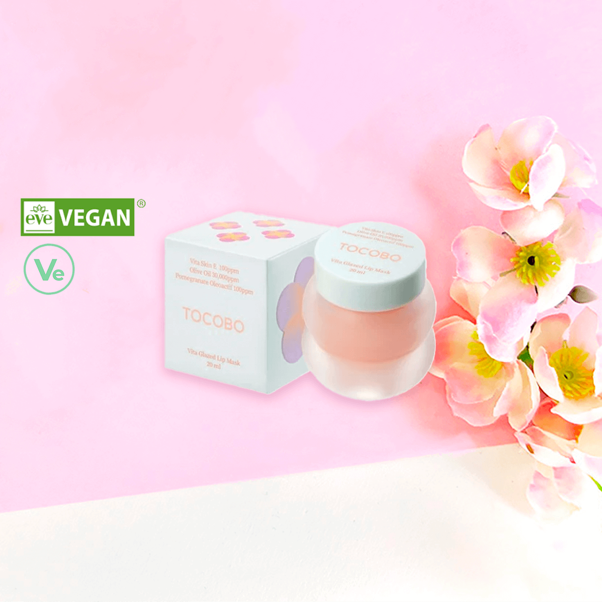 Tocobo - Vita Glazed Lip Mask - Moisturizing-Regenerating Lip Mask - 20ml - Image 3