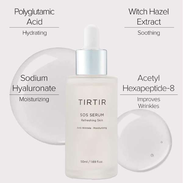 TIRTIR - SOS Serum - Revitalizing Face Serum - 50ml - Image 3