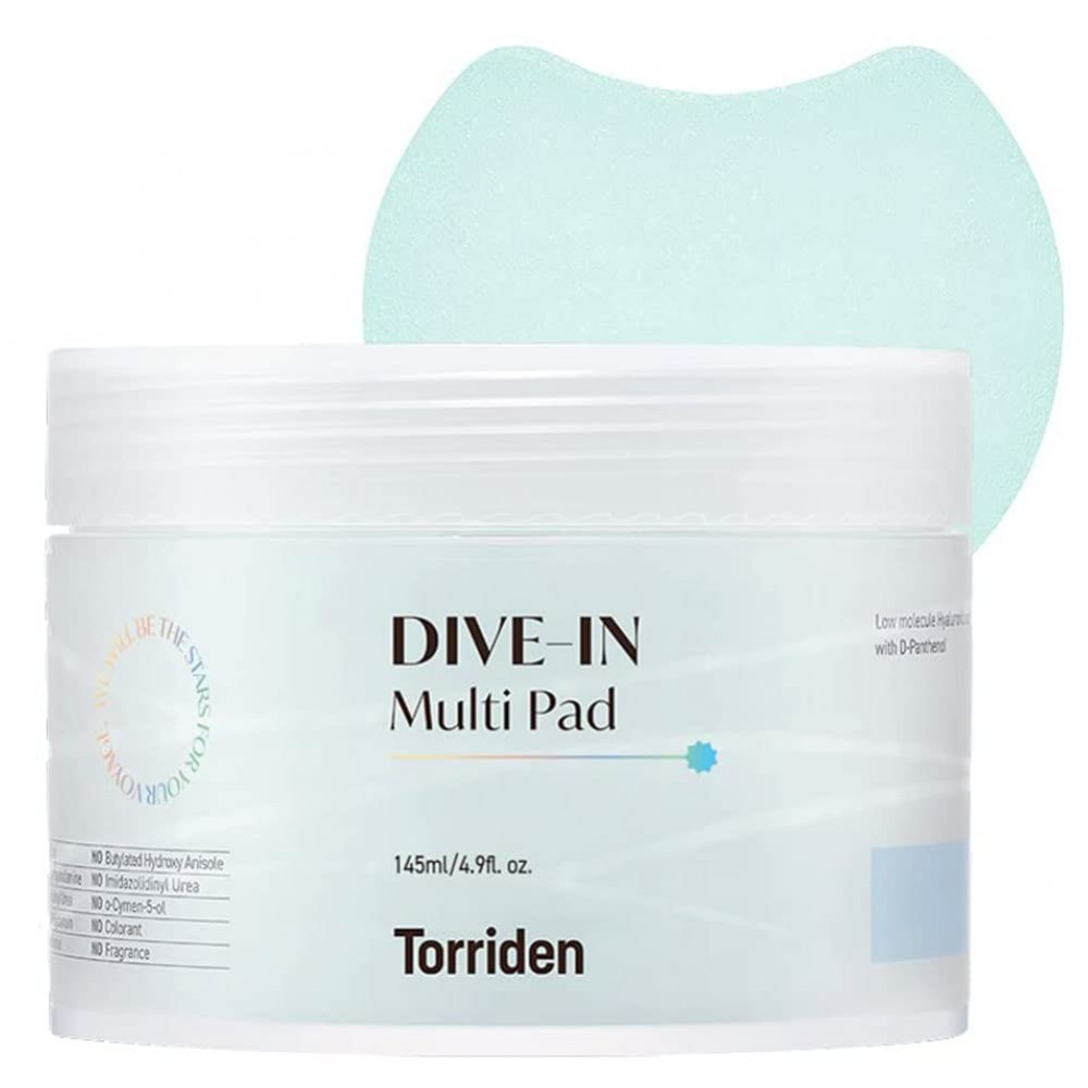 Torriden - Dive-In - Low Molecule Hyaluronic Acid Multi Pad - Moisturizing Face Pads - 80pcs