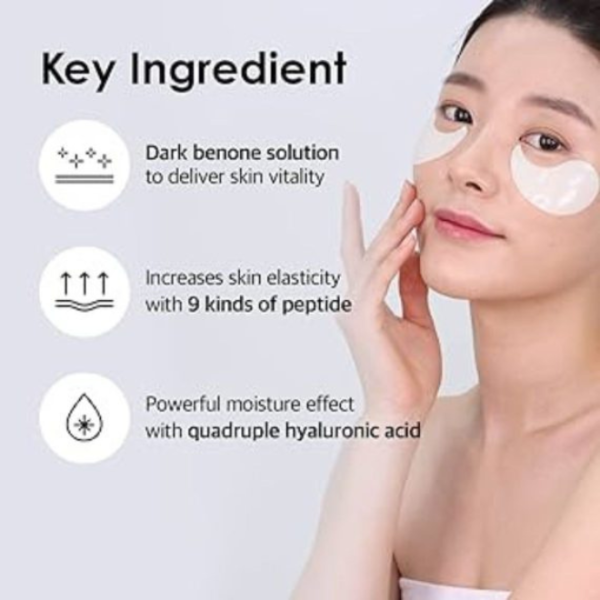 Medi-peel Hyaluronic Dark Benone 9 Peptide Ampoule Eye Patch 60 pcs - Image 3