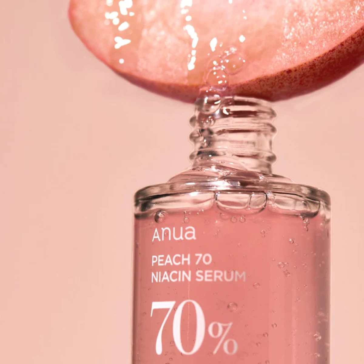 Anua - Peach 70% Niacinamide Serum - Brightening Serum with 70% Peach Extract - 30ml - Image 2