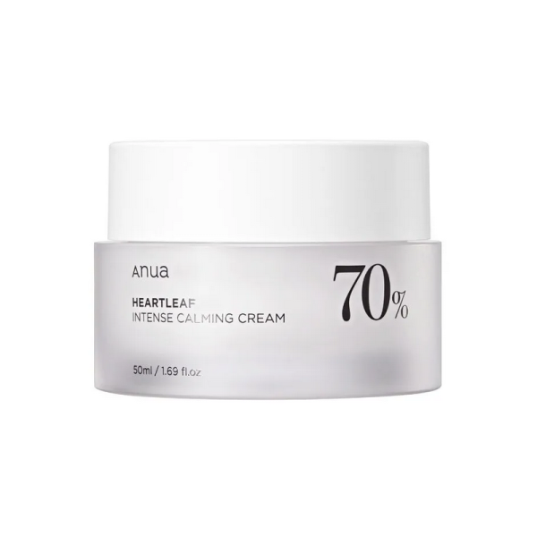 Anua - Heartleaf 70% Intense Calming Cream - Soothing Face Cream with Astragalus Extract - 50ml