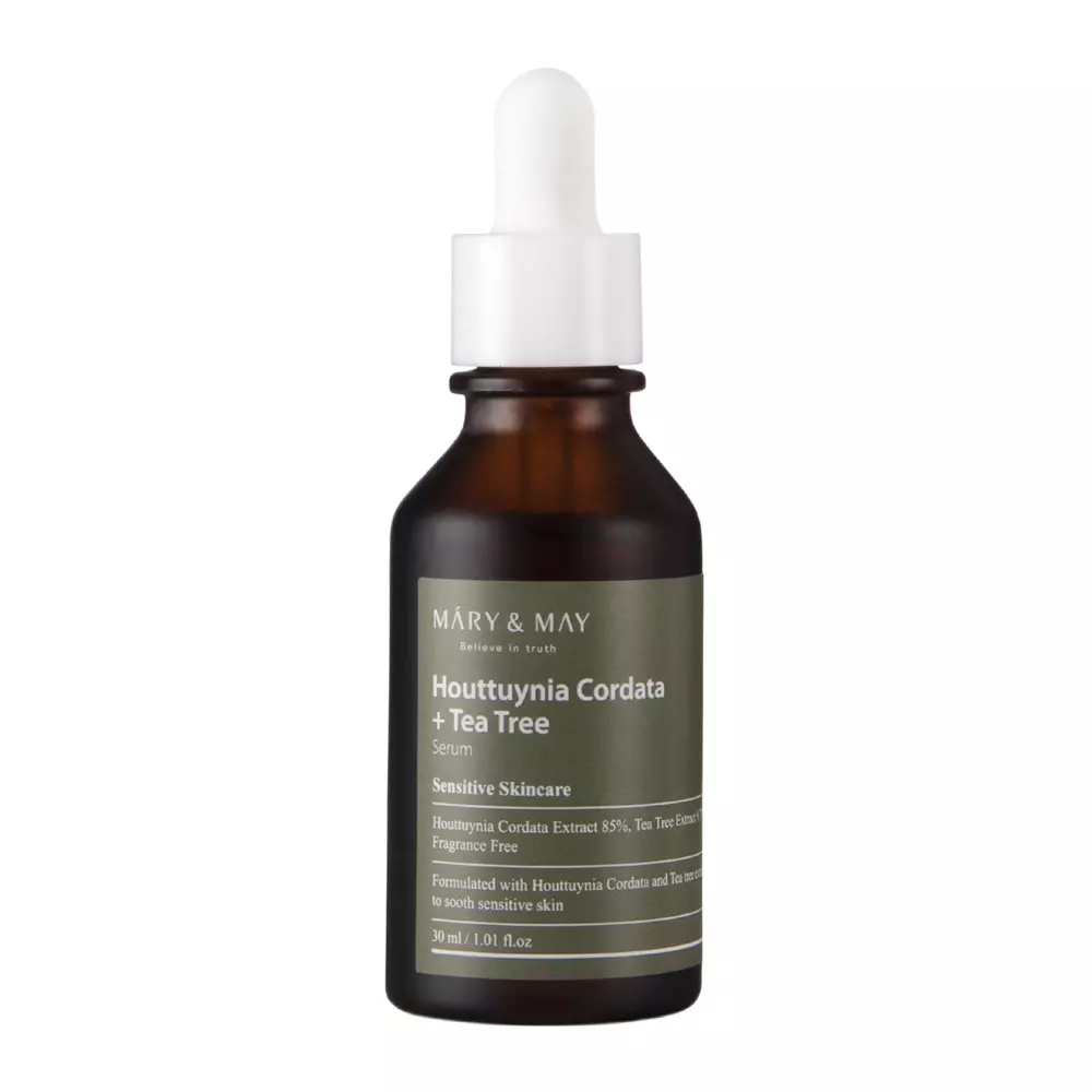 Mary&May Houttuynia Cordata and Tea Tree Serum - Anti-Acne Serum with Plant Extracts - 30ml
