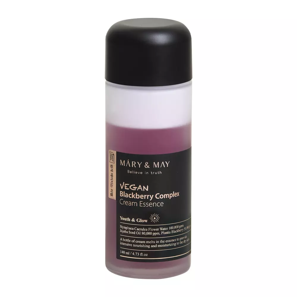 Mary&May Vegan Blackberry Complex Cream Essence - Multifunctional Cream Essence - 140ml