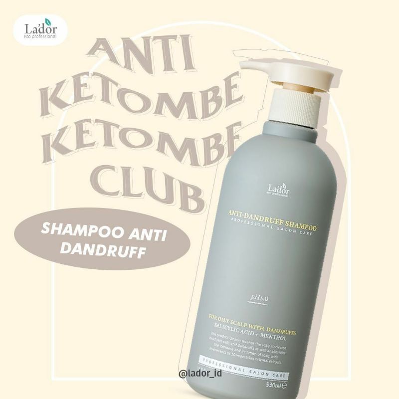 Lador Anti-Dandruff Shampoo for Oily Scalp with Dandruff σαμπουάν κατά της πιτυρίδας 530ml - Image 2