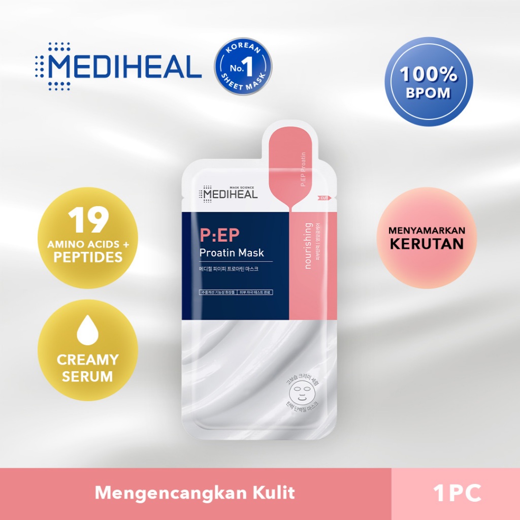Mediheal P.EP Proatin Mask – Μάσκα συσφιξης με αμινοξέα & πεπτίδια - Image 2