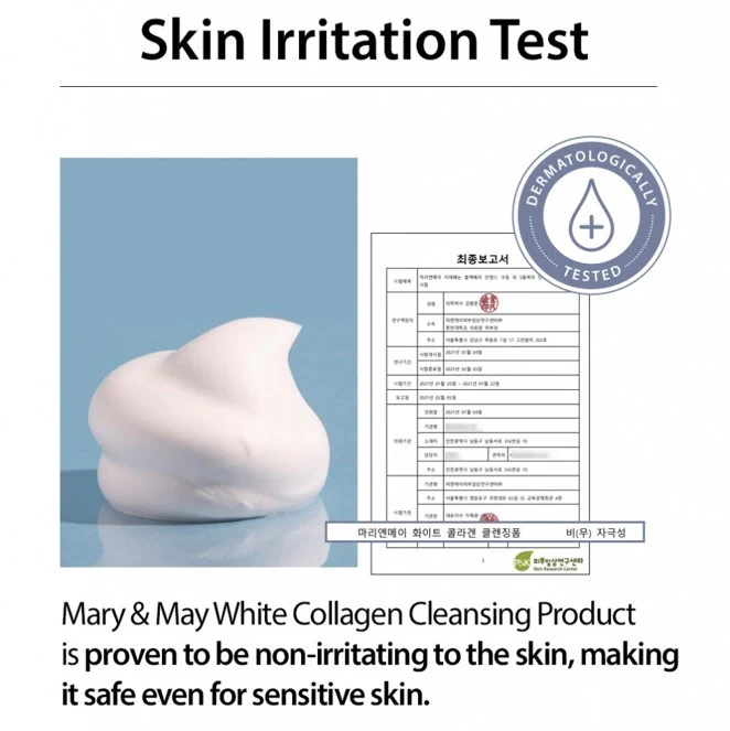 Mary&May - White Collagen Cleansing Foam 150ml - Image 2