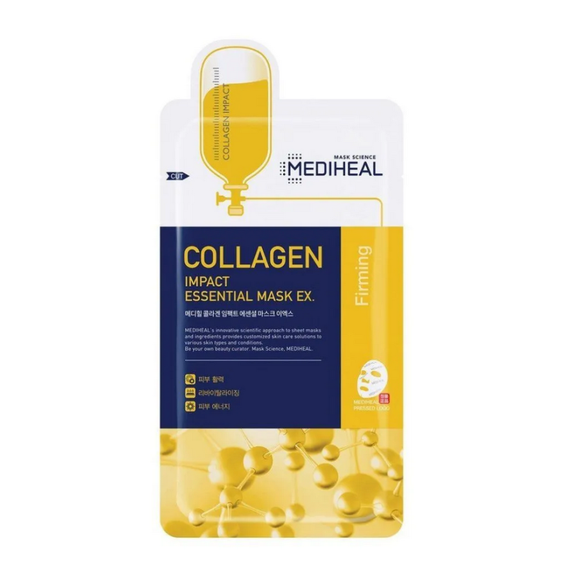 Mediheal Collagen Impact Essential mask EX – Μάσκα με θαλάσσιο κολλαγόνο για σφριγηλό και νεανικό δερμα
