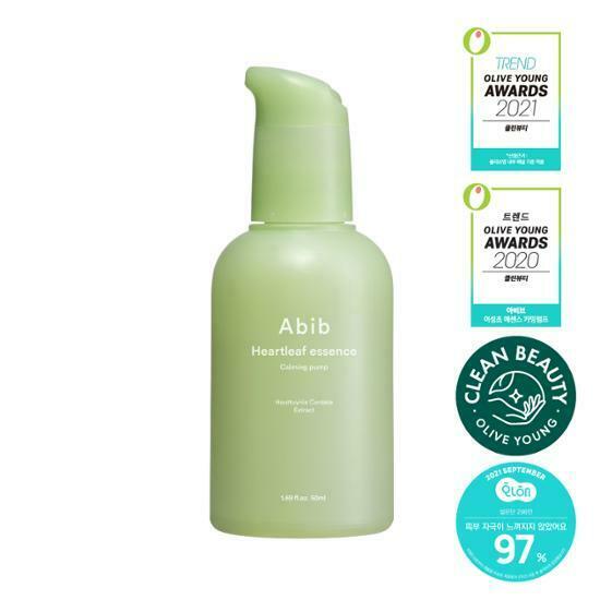 Abib - Heartleaf Essence Calming Pump - Soothing Face Essence - 50ml