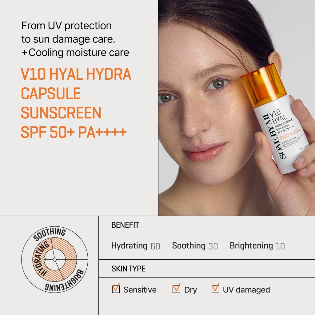 Some by Mi - V10 HYAL Antioxidant Sunscreen SPF50+ PA++++ 40g - Image 2