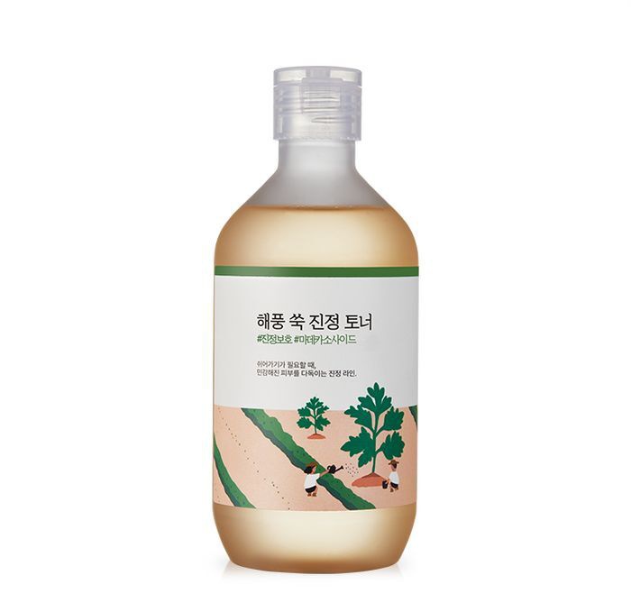 Round Lab - Mugwort Calming Toner - Moisturizing and Soothing Facial Toner - 300ml