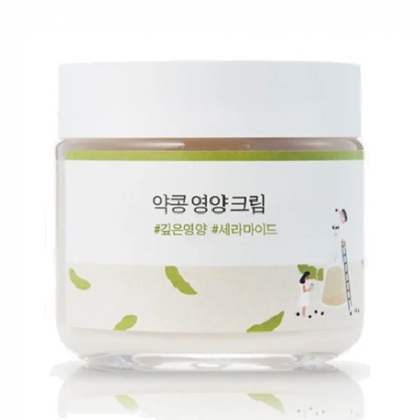 Round Lab - Soybean Nourishing Cream - Nourishing Face Cream with Black Soy Extract - 80ml
