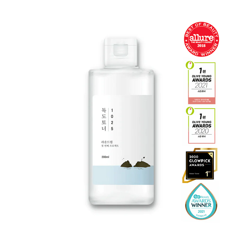 Round Lab - Time Deal 1025 Dokdo Toner - Smoothing Facial Toner - 200ml - Image 2