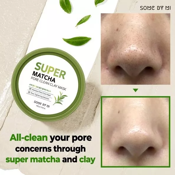 SOME BY MI Super Matcha Pore Clean Clay Mask 100gr - Image 3