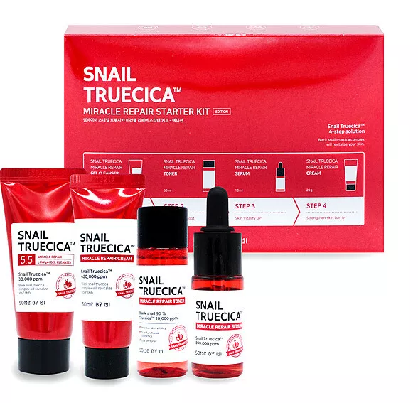 Some by Mi - Snail Truecica Miracle Repair Starter Kit - Cosmetic Kit for Problem Skin - Image 3