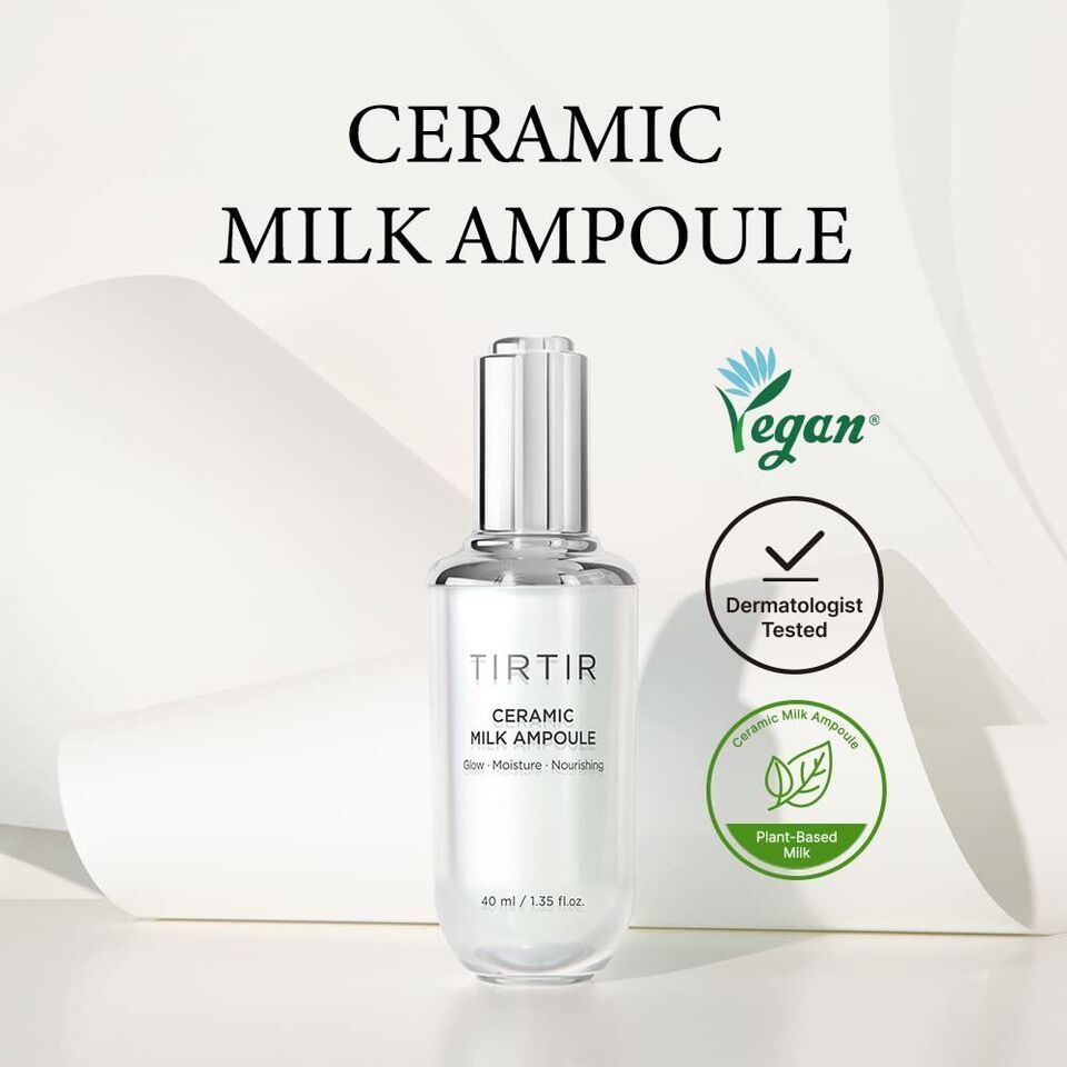 Tirtir - Ceramic Milk Ampoule - Strongly Moisturizing Facial Ampoule - 40ml