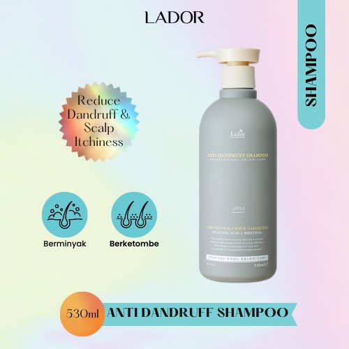 Lador Anti-Dandruff Shampoo for Oily Scalp with Dandruff σαμπουάν κατά της πιτυρίδας 530ml - Image 3