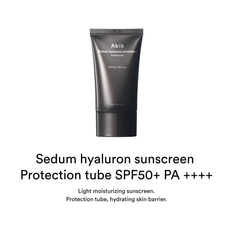 Abib - Sedum Hyaluron Sunscreen Protection Tube SPF50+/PA++++ - Moisturizing Filter Cream - 50ml