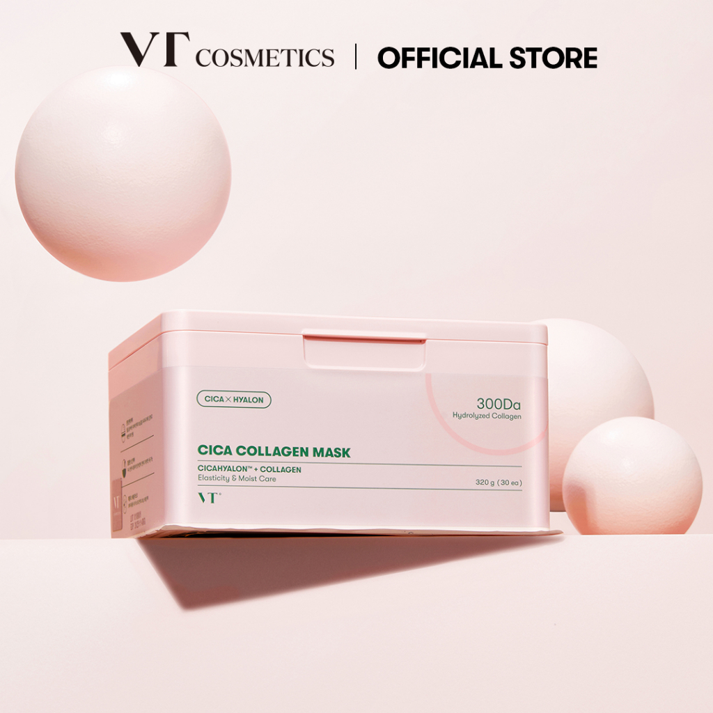 VT Cosmetics CICA Collagen Firming Mask SET 30pcs/320g - Image 2