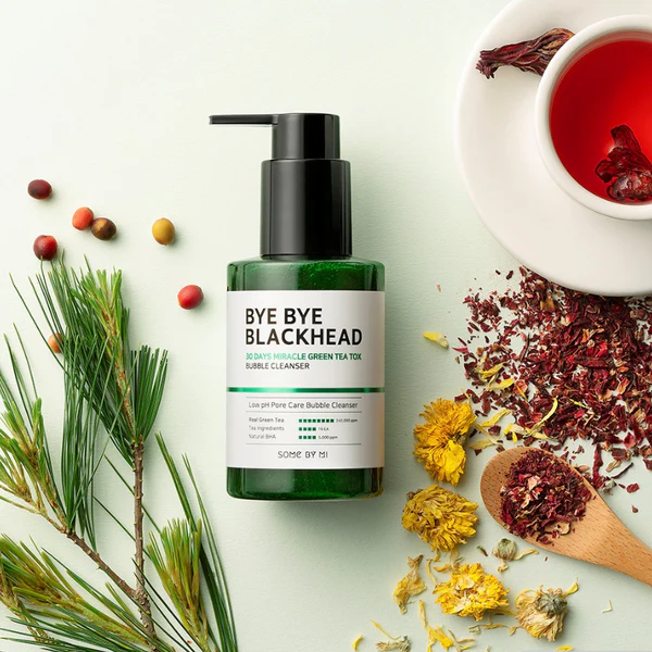 Some by Mi - Bye Bye Blackhead Miracle Green Tea Tox Bubble Cleanser - Image 3