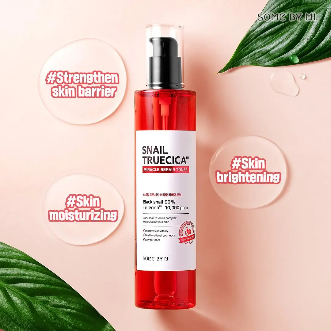 SOME BY MI Snail Snail TrueCICA Miracle Repair Toner 135ml - Image 3